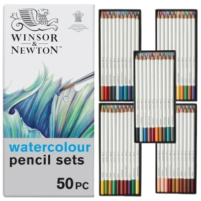 Image de Winsor &amp; Newton Studio Collection Crayons Aquarelle X50 Coffret