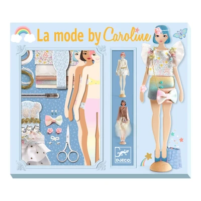 Afbeelding van Djeco knutselset aankleedpoppen fashion by caroline