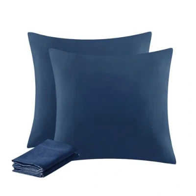 Afbeelding van Aisbo kussensloop 2 sets 80x80 super zachte ademende blauw