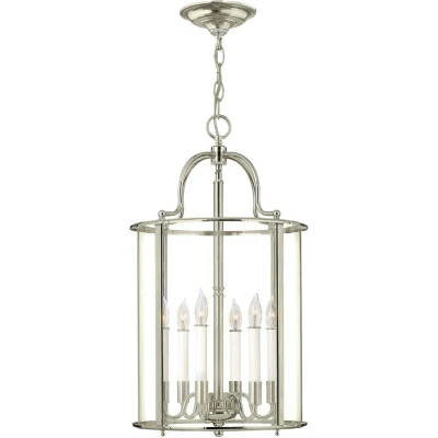 Afbeelding van Landelijke Hanglamp Steady Lighting Metaal Landelijk E14 L: 35.4cm Voor Binnen Woonkamer Eetkamer Zilver