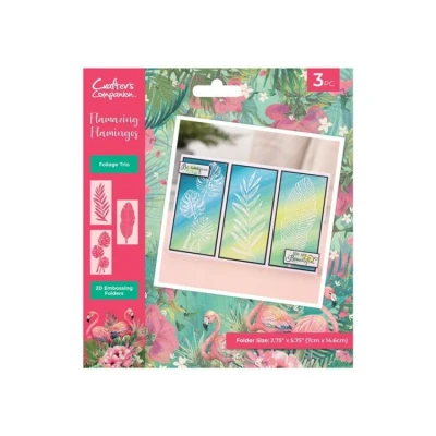 Afbeelding van CC Flamazing Flamingos 2D Embossingfolders Set 2,5