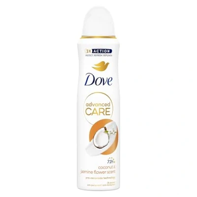 Afbeelding van Dove Advanced Care Anti Transpirant Deodorant Spray Coconut &amp; Jasmine Flower verbeterde formule met Pro Ceramide technologie 6 x 150 ml
