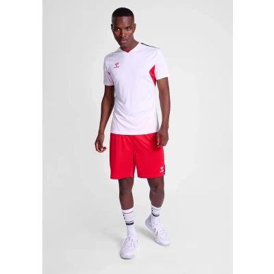 Afbeelding van Hummel Lauthentic Sport Tshirt, Heren, Maat: XXL, White true red