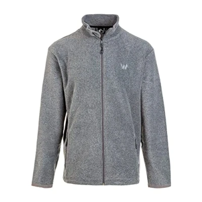 Afbeelding van Whistler Cocoon Fleecejas, Heren, Maat: 3XL, Dark grey melange
