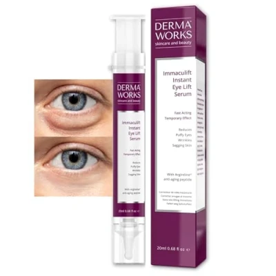 Image de DERMAWORKS Immaculift Sérum Liftant Instantané Soin Anti Rides Puissant pour un Effet Tenseur Immédiat Lifting Visage et Contour Redéfini Formule Avancée Peau Raffermie