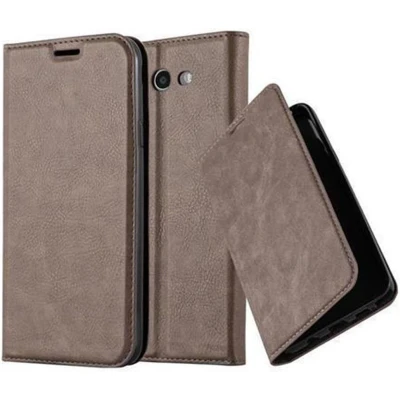 Afbeelding van Cadorabo Hoesje geschikt voor Samsung Galaxy J7 2017 US Version in KOFFIE BRUIN Beschermhoes met magnetische sluiting, standfunctie en kaartvakje Book Case Cover Etui