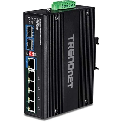 Afbeelding van TrendNet TI UPG62 Industrial Ethernet Switch 10 / 100 1000 MBit/s