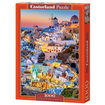 Image de Puzzle Castorland Lumières de Santorin, 1000 pièces