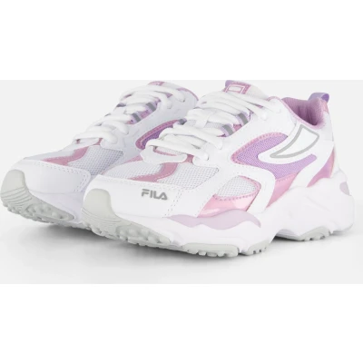 Afbeelding van Fila RAY Tracer Unisex Sneakers laag voor kinderen, Maat: 39, White/fair orchid Imitatieleer/ textiel