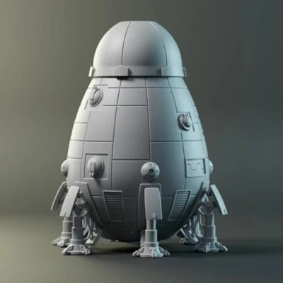 Afbeelding van Catalyst Game Labs BattleTech Figuren Overlord C Klasse Kaartladder DropShip Uitbreiding Miniatuurspel vanaf 14 jaar