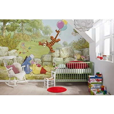 Afbeelding van Komar Fotobehang Winne Pooh Ballooning