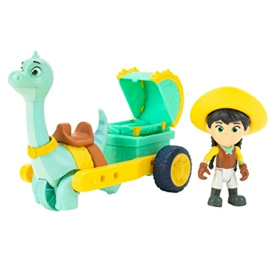 Afbeelding van Dino Ranch DNR0011 Min and Clovers Doctoraatsauto, voertuig met figuur, speelgoed vanaf 3 jaar