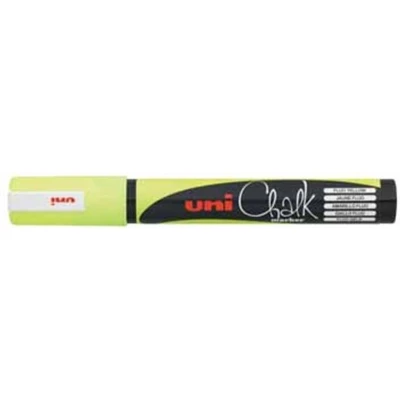 Afbeelding van Krijtstift Uni ball rond 1.8 2.5mm fluor geel