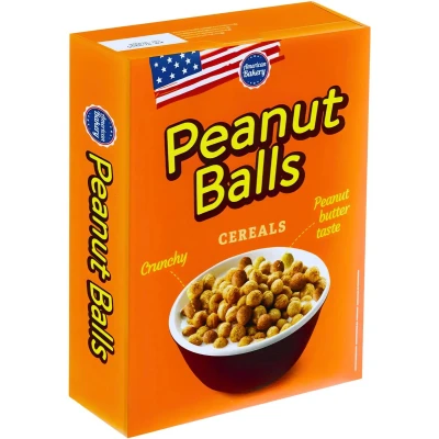 Afbeelding van American Bakery Peanut Balls Cereal 180 Gram