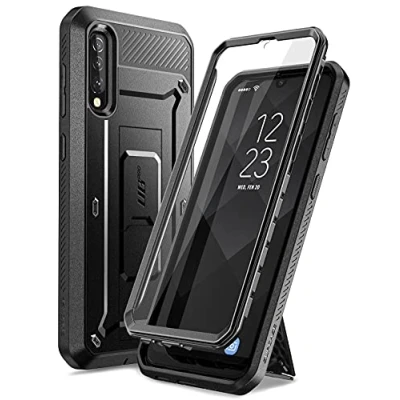 Afbeelding van SUPCASE Unicorn Beetle Pro Series beschermhoes voor Samsung Galaxy A50/A50s met geïntegreerde schermbeschermer, 6,4 inch, zwart