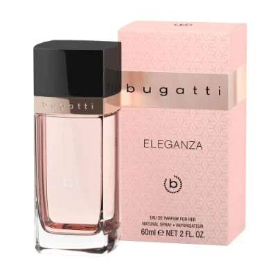 Afbeelding van bugatti Eleganza Damesgeur 60 ml I Sensueel Eau de Parfum voor vrouwen alle leeftijden en elke gelegenheid Elegante combinatie van aardbeien, zwarte bessen, iris vanille