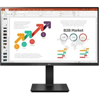 Afbeelding van LG 27BP45YP B LED monitor 27&quot; 1920 x 1080 Full HD (1080p) @ 75 Hz IPS 250 cd/m² 1000:1 5 ms HDMI, VGA, DisplayPort matzwart