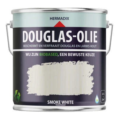 Afbeelding van Hermadix Douglas olie Smoke White 2,5 liter
