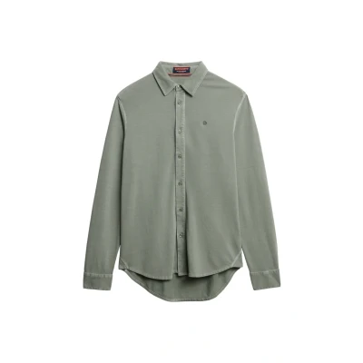 Afbeelding van Superdry VINTAGE DESTROY PIQUE LS SHIRT Heren Overhemd
