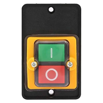 Afbeelding van Drukknopschakelaar, kolomboor KA0 5KH AC220V/380V 10A, waterdichte aan/uit drukknop voor mechanische apparatuur, textielmachines