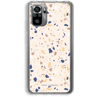 Afbeelding van Case Company® hoesje geschikt voor Xiaomi Redmi Note 10S Terrazzo N23 Soft Cover Telefoonhoesje Bescherming aan alle Kanten en Schermrand