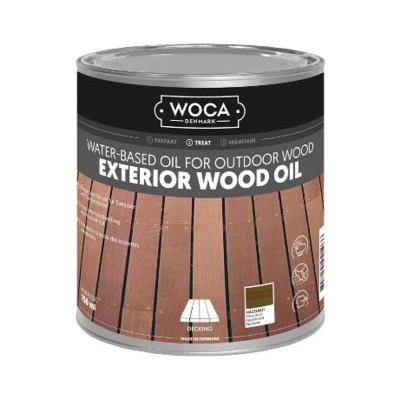 Afbeelding van WOCA Exterior Wood Oil HAZELNUT 750 ml