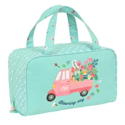 Afbeelding van Toilettas voor op School Glow Lab Pepa Groen (31 x 14 19 cm)