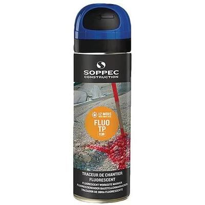 Afbeelding van Spuitbus, fluorescerende terreinmarker Fluo TP® 500 ml Soppec