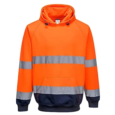 Afbeelding van Portwest B316ONRS capuchontrui, tweekleurig, maat S, oranje / marineblauw