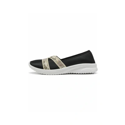 Afbeelding van Adelina 2 Snake Chic sneakers voor Dames, Zwart/Goud, Maat 37,5 PUMA