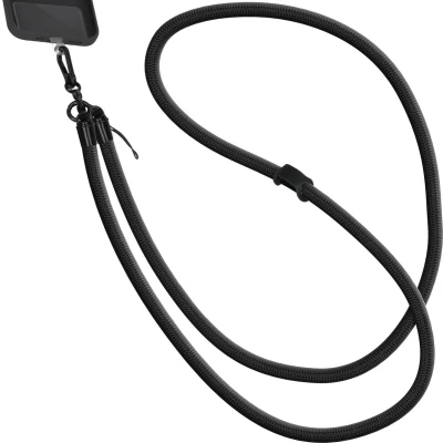 Afbeelding van iMoshion Universeel telefoonkoord one size Telefoonketting Zwart