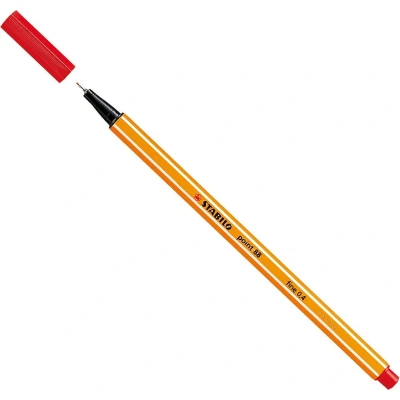 Afbeelding van Stabilo Point 88 Fineliner, Rood Fineliner