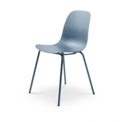 Afbeelding van Lisomme Suus Kunststof Eetkamerstoel Blauw