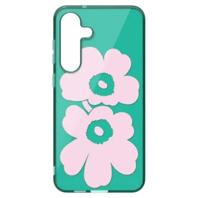 Afbeelding van Samsung Galaxy S25+ Hoesje Unikko Hybrid Case Marimekko Roze
