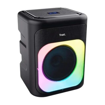 Afbeelding van Trust Azura Bluetooth speaker Partybox Draadloos RGB verlichting Maximaal 11 uur accu Zwart
