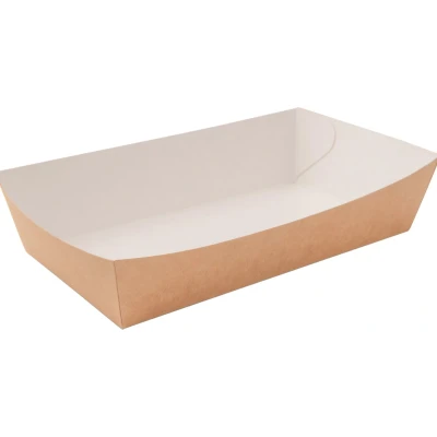 Afbeelding van Snack series Brown White Cardboard Boxs A14 155 x 85 38mm