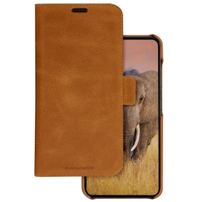 Afbeelding van dbramante1928 Hoesje Geschikt voor Samsung Galaxy A55 Met Pasjeshouder Lynge Bookcase bruin