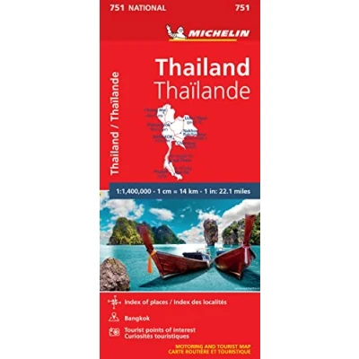 Afbeelding van Thailand Michelin National Map 751