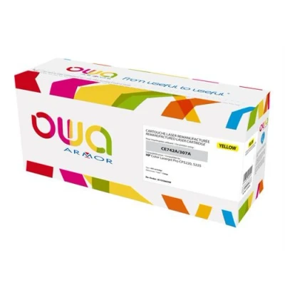 Image de Toner remanufacturé HP CE742A OWA