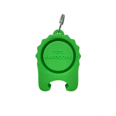 Afbeelding van 100% Hardcore PartyCap De universele festivaldop met bieropener Neon Groen