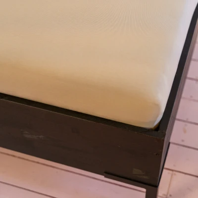 Afbeelding van Kayori Saiko Topperhoeslaken Zand 180 200/200 220 (Kleur: Zand)
