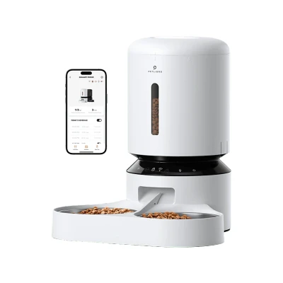 Image de Petlibro Granary Wifi Dual Food Tray White Distributeur De Nourriture