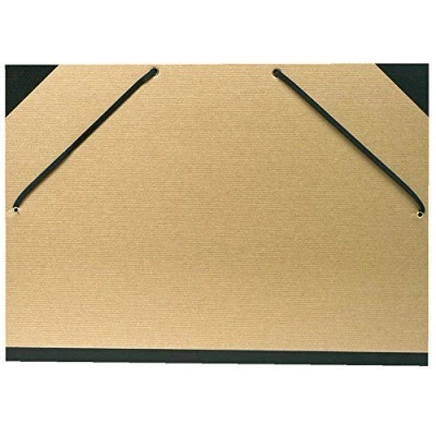 Image de Exacompta 544100 Carton à Dessin en Kraft Dos/Coin Toilé A3 Beige Lot de 10