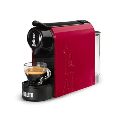 Afbeelding van Bialetti Gioia, Espressomachine, werkt uitsluitend met capsules, rood