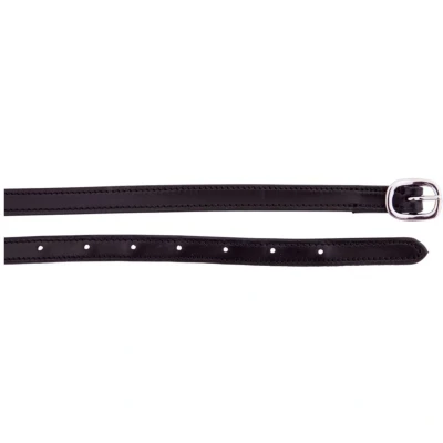 Afbeelding van BR Sporenriempjes Leer RVS Gesp Zwart 13mm Agradi.be