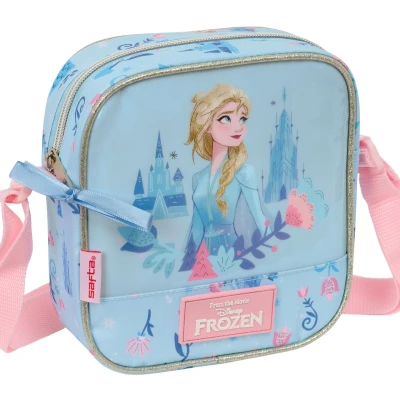 Afbeelding van Schoudertas Frozen Ice magic Blauw 16 x 18 4 cm