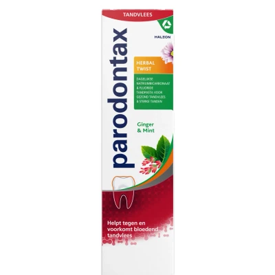 Afbeelding van Parodontax Tandpasta Herbal Twist Voordeelverpakking 6x75ML