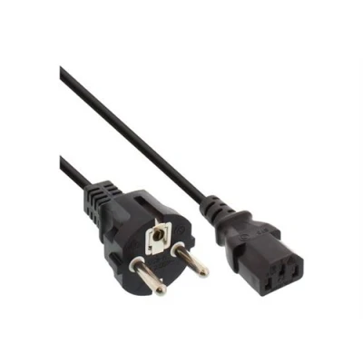 Image de InLine Câble d&#039;alimentation power IEC 60320 C13 pour alimentation (M) 1.8 m moulé noir