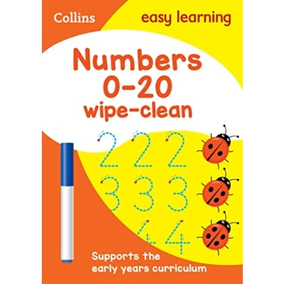 Afbeelding van Numbers 0 20 Age 3 5 Wipe Clean Activity Book