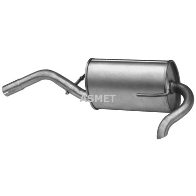 Afbeelding van ASMET 19.026 Einddemper VOLKSWAGEN: Lupo / 3L